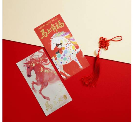Chinese New Year Red Packet – Majestic Horse (Set of 6 or 8pcs)