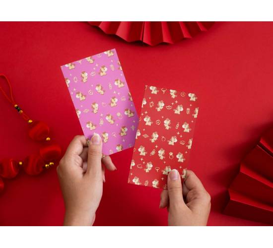 Chinese New Year Red Packet – Horse pattern (Set of 6 or 8pcs)