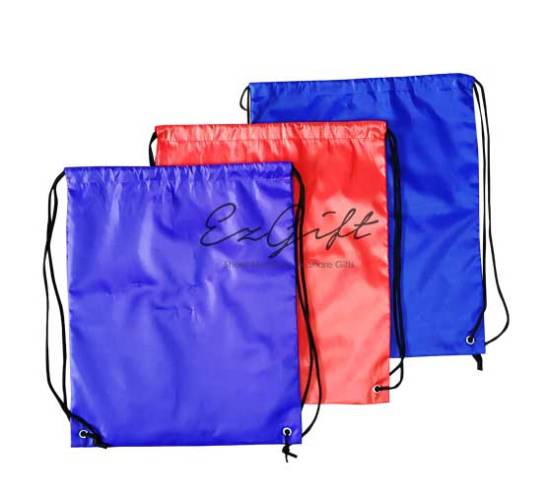 Drawstring Polyester Bag (Ready Stock no print)