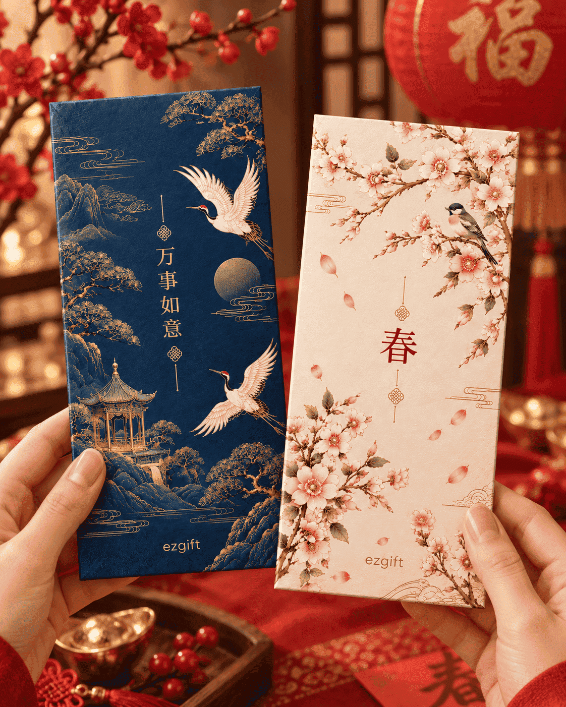 Festive Lunar New Year Gift Envelopes
